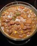 Fabes canela con calabaza
