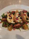 Squash and mozzarella salad