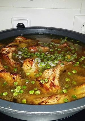 Una foto de Costillas de Cerdo con castañas muy sabrosas