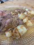 Filete de pavo encebollado