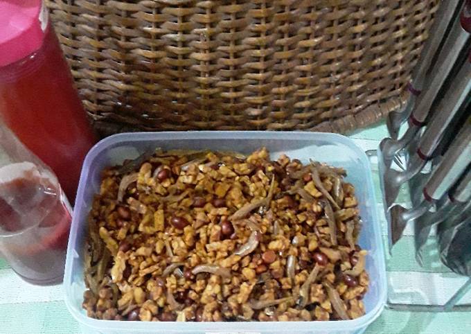 Wajib coba! Resep gampang memasak # 23 Kering tempe teri kacang dijamin menggugah selera
