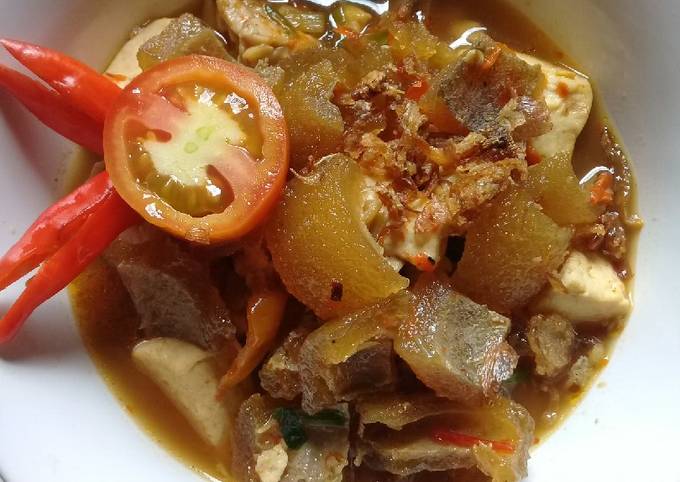 Cara Bikin Krensengan krecek kulit sapi pedas manis Menu Enak Dan Mudah Dibuat