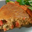 Soufflé de verduras asadas y quesos