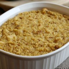 A picture of Granny Erva's Cornbread Dressing.
