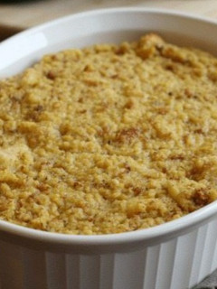 A picture of Granny Erva's Cornbread Dressing.