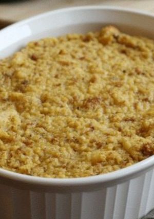 A picture of Granny Erva's Cornbread Dressing.