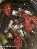 Stuffed Zucchini and Eggplant in Tomato Paste