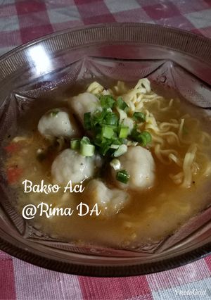 Foto resep Baso Aci kuah pedas