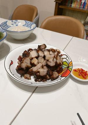 Hình của món Thịt nướng ngũ vị.