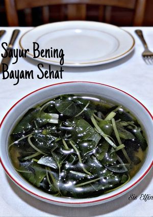 Foto resep Sayur Bening Bayam Sehat