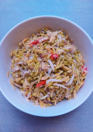 Foto resep Tumis Bunga Pepaya Teri Medan