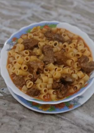 صورة لوصفة معكرونه المبكبكه