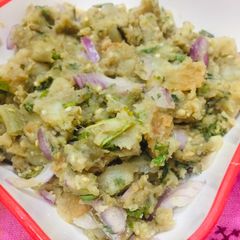 A picture of Aloo baigan chokha.