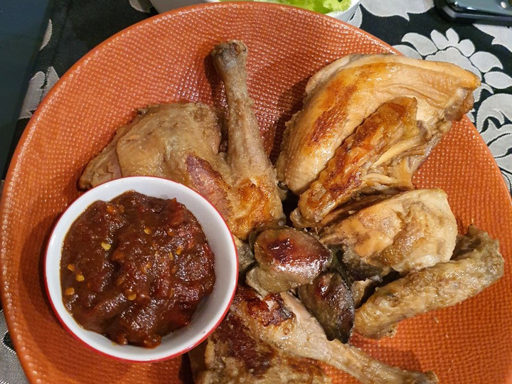 Cara Gampang Membuat Ayam panggang &amp;amp; sambal (mirip sri pandaan) Irit Anti Gagal