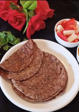 A picture of Ragi Roti.