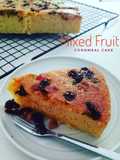 Mixed Fruits Cornmeal Cake