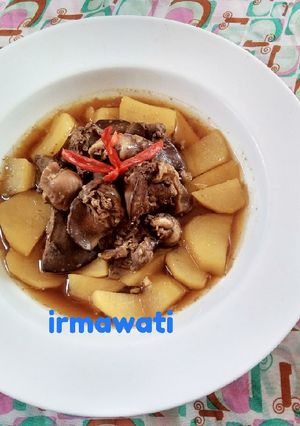 Foto resep 18. Semur Kentang, Rempelo, Ati Ayam