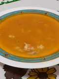 Sopa de pescado económica.