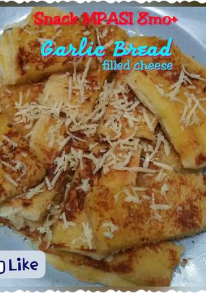 Foto resep Snack MPASI 8mo+ Garlic Bread filled Cheese