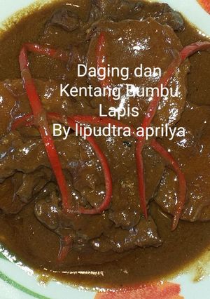 Foto resep Daging dan Kentang Bumbu Lapis