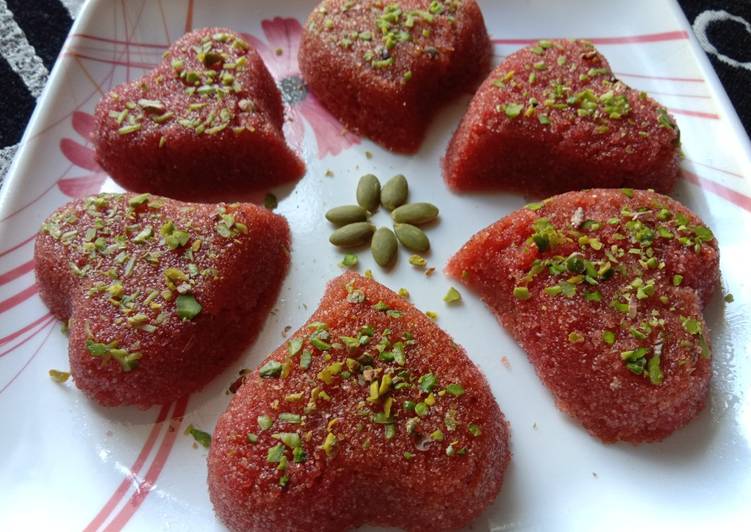 Recipe of Perfect Beetroot suji halwa