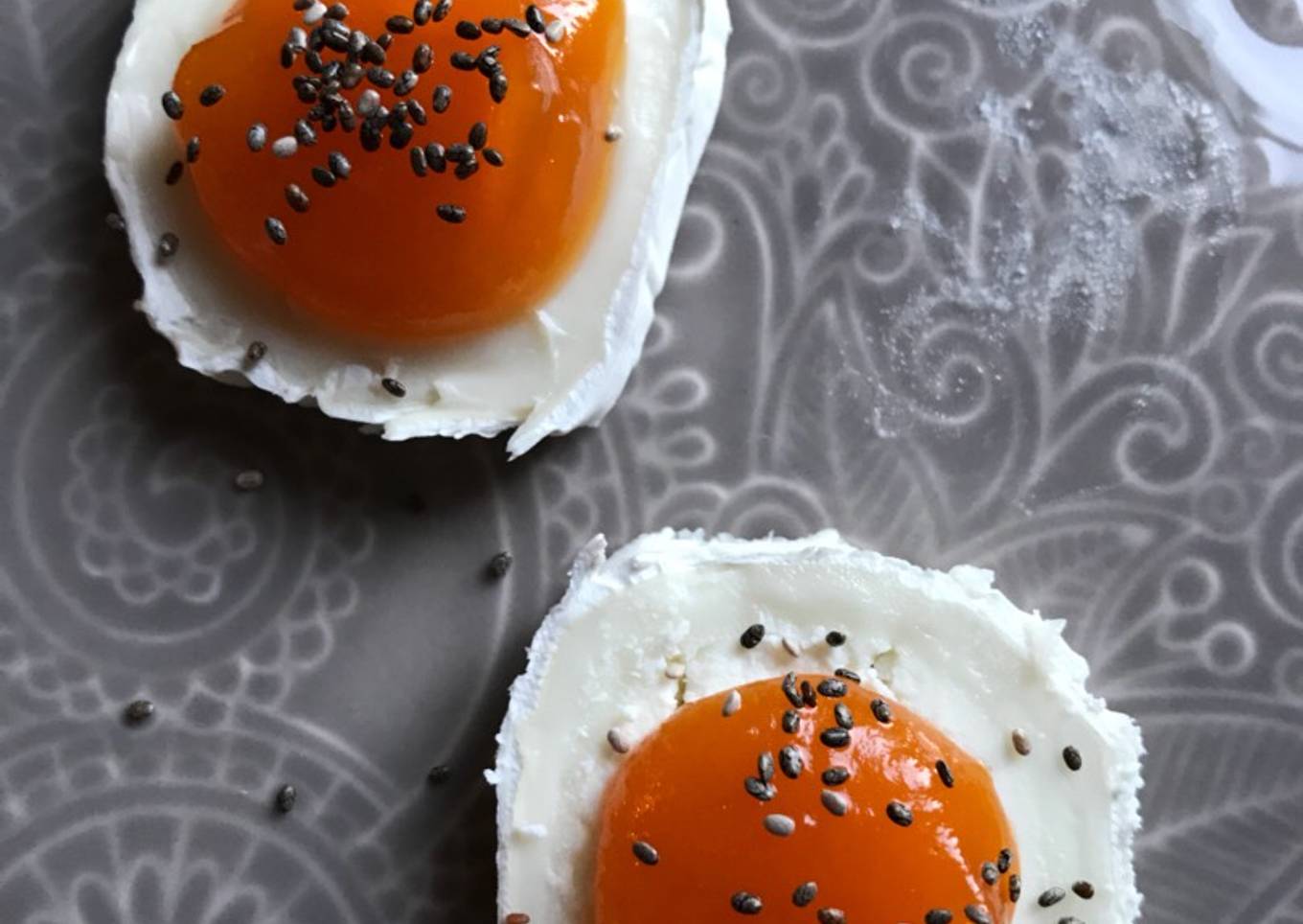 Tapa-Engaño de calabaza y queso de cabra