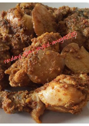 Foto resep Rendang ayam jengkol yang mankyusss.