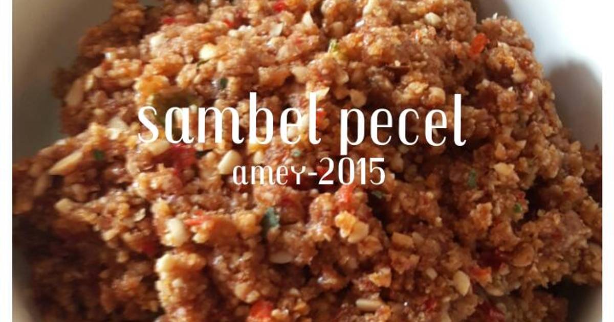  Resep Sambel pecel  oleh amei Cookpad