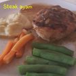 Steak ayam lada hitam