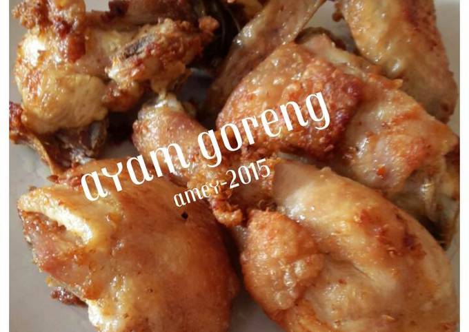 Ayam goreng simple dan enak