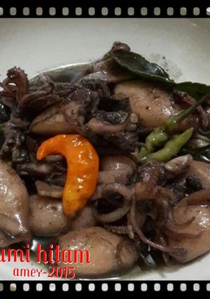 Foto resep Cumi msk hitam