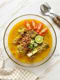 Soto Betawi (pakai iga sapi)