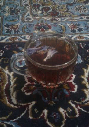 عکسی از دستور دمنوش گل گاو زبان با لیمو