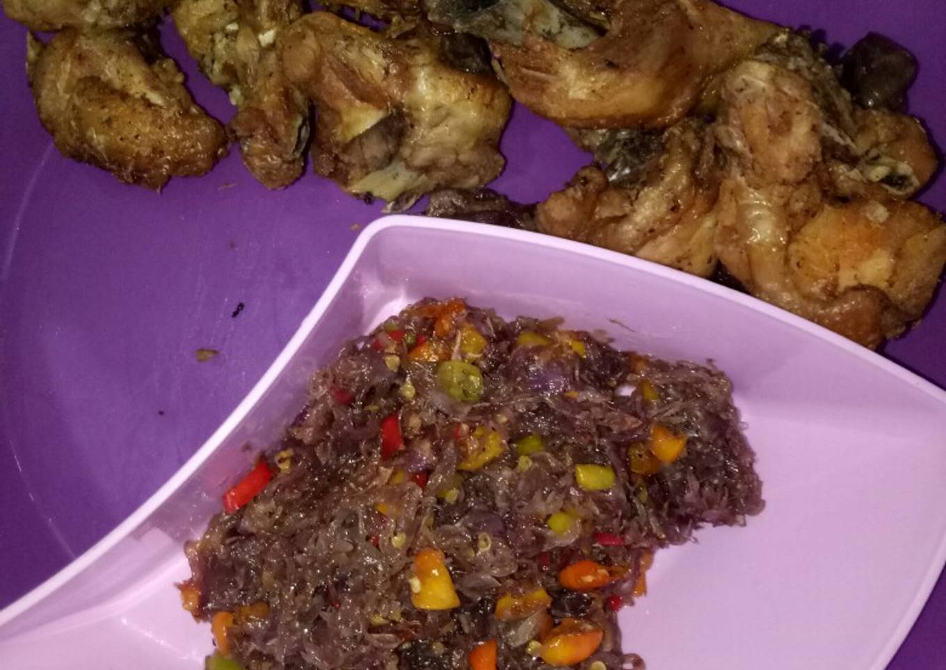 Ayam goreng sambel bawang goreng