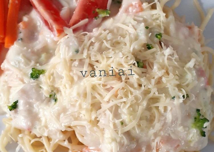 Resep Spaghetti Carbonara oleh ai.cook52 - Cookpad