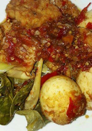 Foto resep Telur tempe sambalado