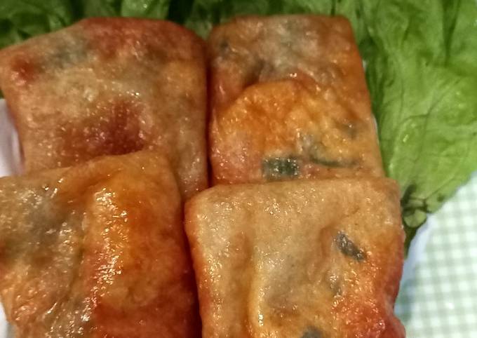 Cara Bikin Martabak isi telor dan kornet Irit Anti Gagal