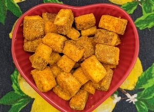 Foto de Tofu empanado na Airfryer