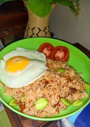 Foto resep Nasi goreng pete