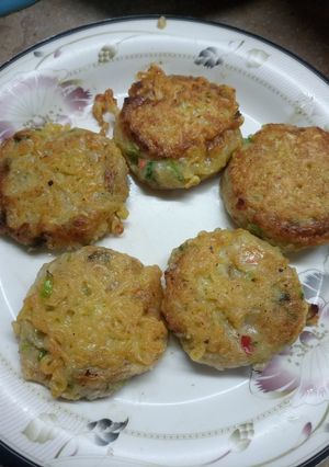 A picture of Potato noodle cutlets.