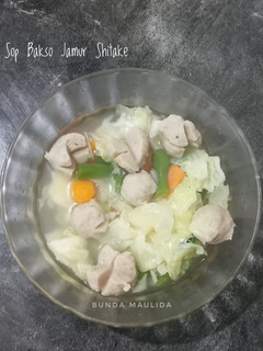 Foto resep Sop Bakso jamur shitake