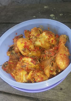 Foto resep Ayam Sambal Merah Boru Butar