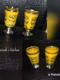 A picture of Mango smoothie🥭🥛.