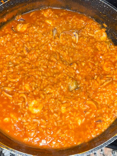 Una foto de Arroz marinero