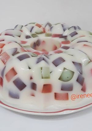 Foto resep Puding Susu Mozaik