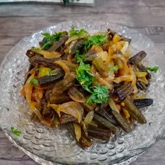 A picture of Bhindi piyaz ❤❤.