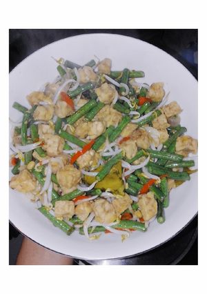 Foto resep Tumis Kacang Panjang, Tempe dan Tauge