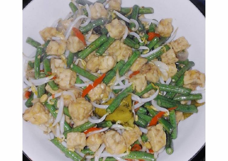Tumis Kacang Panjang, Tempe dan Tauge