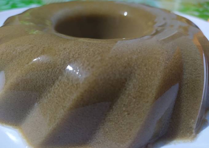 Panduan Memasak Resep Puding lumut kopi