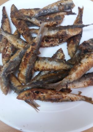 Una foto de Xoubas fritas